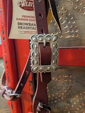 Weaver Working Browband Headstall Southwest Square Comcho NWT
